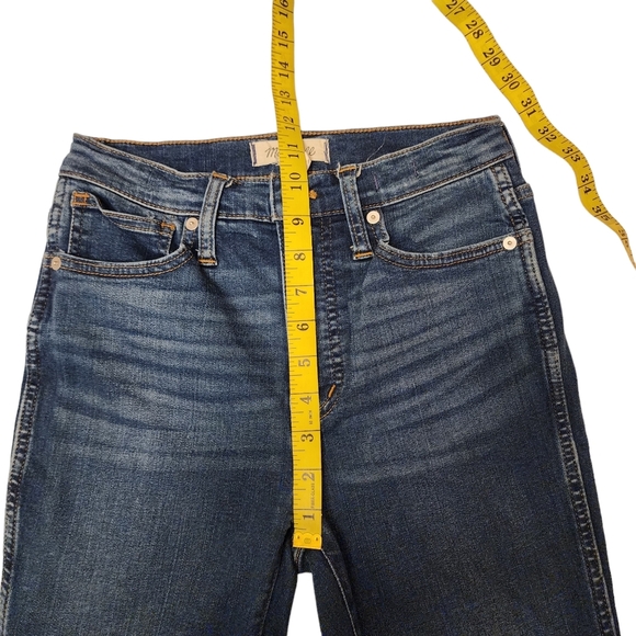 Madewell 10" High-Rise Skinny Jeans Size 25 - Picture 10 of 15